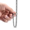 Mogoko Stainless Steel Dog Choke Chain Collar, Puppy Metal P Chain Slip Collar Pet Training Walking Choker(2.0mm;14.0 Inch)