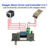 Stepper Motor Driver Controller Integrated Board Forward/Reverse Pulse Speed Angle Control Module PLC Serial Communication for NEMA 17 23 Motor