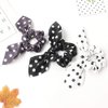 Scrunchies Hair Ties Silk Satin Scrunchy - Cute Bow Bunny Ear Hair Elastic Ponytail Holder Bobbles Soft Elegant Elastic Hair Bands with Tail Ribbon