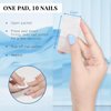 Nail Polish Remover Pads Acetone Nail Polish Remover 100PCS Gel Nail Wipes Individually Wrapped Lint Free Nail Wipes, Gel Nail Wrap Remover Nail Cleaner Pads Soak Off Remover for Acrylic Nails