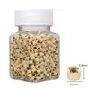 Amesun Microlink Beads Screw Micro Ring 4.5mm Lined Beads For Pre Bond Tip Feather Hair Extensions Weft 5000Pcs