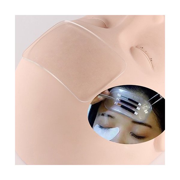 G2PLUS 4PCS Silicone False Lashes Holder Pad for Eyelash Extensions, 3.5'' x 2.2'' Lash Holder
