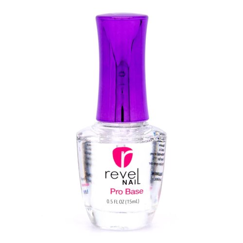Revel Nail Dip Powder Pro Base Coat - Base Liquid for Dip Nails, Step 1 for Long-Lasting Dip Nail Color, Chip & Crack Resistant, No UV Lamp, DIY Manicure For Strong Healthy Nails, 0.5 oz