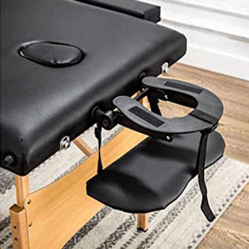 Noverlife Face Cradle for Massage Table, Adjustable Massage Headrest Platform Aluminum Face Holder, Durable Massage Bed Face Cradle Replacement for Beauty Spa Therapy Tattoo