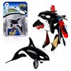 Forest & Twelfth 4" Sea Animal Toy Small – Transforming Action Figure – Changes from a Detailed Animal Toy to a Unique Robot Toy in Seconds Great Gift for Both Girls and Boys (4" Orca)