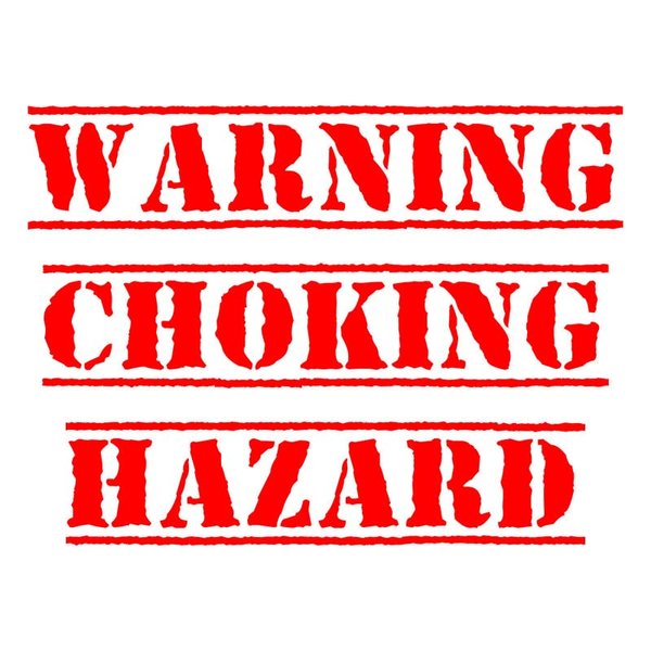 Warning Choking Hazard|Great Gift Idea|Single |5 Inch Magnet | Made in The USA | Car Auto Tool Box Refrigerator Magnet|S10265