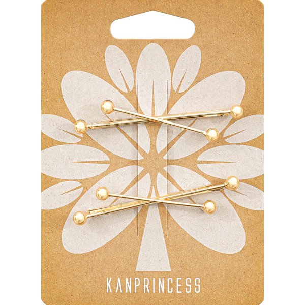 KANPRINCESS 2Pcs 2.4 inch Metal Hair Pins Set For Women Girls Valentines Styling Hairpins Decorative Hair Clips Accessories Bridal Fashion Bobby Pins For Ladies Wedding, Daily Wearing (Metal)