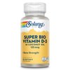 SOLARAY Super Bio Vitamin D3 in Coconut Oil - D3 Vitamin 5000 IU - Bone Health and Immune Support Supplement - Lab Verified, Made Wtihout Soy, 60-Day Guarantee - 120 Softgels, 120 Servings