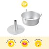 Wilton Angel Food Tube Cake Pan with Removable Inner Core, Durable Aluminum, 10-Inch