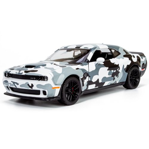 All Star Toys Exclusive 2018 Dodge Challenger SRT Hellcat Widebody Camouflage 1/24 Diecast Model Motormax 79350 Camo V.2