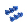 AnXin 6PCS Front Fork Guard Bolt Screws for TC50 TC65 TC85 TC125 TC250 TE125-300 TE250i TE300i TX125 TX300 FC250-450 FE250-501 FX350 FX450 FS450 701 Enduro Motorcycle - Blue