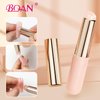 BQAN 3Pcs Silicone Nail Brush, Pink Nail Art Brushes for Ombre Nail, Chrome Nail, French Nail, Soft Silicone Nail Stamping Manicure Tool