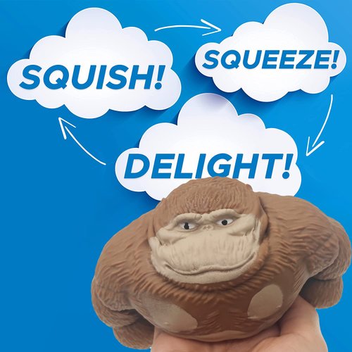 Monkey Toy Figure for Kids and Adults, Decompress and Stretch Stress Gorilla, Stress Relief Toy for Children and Adults, Gift for Easter, Birthday