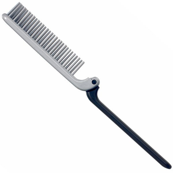 Kent KFM4 Anti-Static Hair Brush for Men - Folding Mini Hairbrush for Frizz-Free Styling and Daily Grooming, Made in England