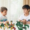 AuntyFey Army Men Playset with Army Men Action Figures, Army Men Soldiers Toys for Boys Kids Ages 4-8-12, Military Toys Set with Army Men Tank, Plane, Green Army Men, Army Guys, 4 Cars