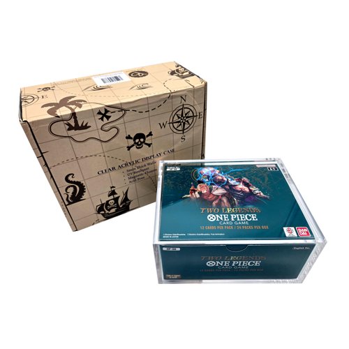 Premium Clear Acrylic Display Case for TCG One Piece Booster Box USA Version
