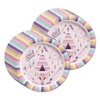 Pink Tribal Boho Girl Birthday Party Supplies Set Plates Napkins Cups Tableware Kit for 16