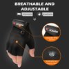 BEACE Weight Lifting Gym Gloves with Breathable Leather Palm for Workout Exercise Training Fitness and Bodybuilding for Men & Women