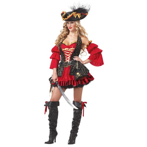 Sexy Spanish Pirate Costume Medium