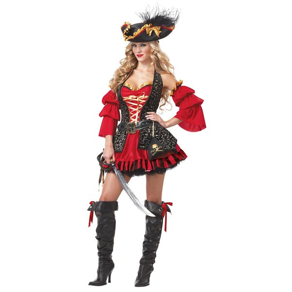 Sexy Spanish Pirate Costume Medium