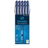 Schneider One Hybrid N Rollerball Pen, 0.5 mm Hybrid Needle Tip, Light Blue Barrel, Blue Ink, Box of 10 Pens (183503)