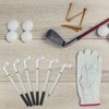 24 PCS Cool Golf Party Favor Set Includes 12 Golf Ballpoint Pen 12 Golf Plastic Balls Mini Decorative Golf Pens Funny Sports Golfing Club Props for Golf Themed Party Supplies
