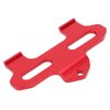 RiToEasysports RC Car Battery Plate,Aluminum Alloy Battery Mounting Plate Tray Compatible with 76054?1 1/18 RC Truck (Red) Model Car Accessories