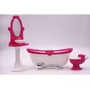 Girl's Favorite/Gloria Bathroom Play Set Doll Furniture (No. 3013)