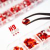 qiipii 3 Boxes Red Nail Rhinestones 240 Multi-Shapes Ruby Red Rhinestones Big Gems Nail Charms Siam Red Round Beads K9 Glass Stones Diamonds jewels Nail Art Flatback for Nails Face Eyes Makeup Crafts