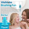 Flipper Fun Animal Cow Toothbrush Cover – Make Toothbrushing Time Fun with our Kids Toothbrush Holder with Cover – Ideal Toothbrush Holders for Bathrooms - Suction Cup Toothbrush Holder