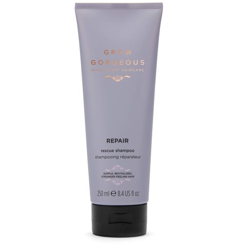 Grow Gorgeous Repair Shampoo 250ml - With Peptides and Amino Acids - For Damaged, Brittle hair - Suitable for Bleached and Chemically Treated Hair - Vegan