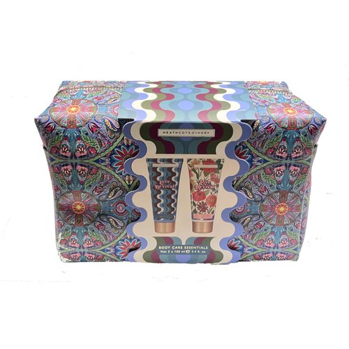 Heathcote & Ivory Love Revival Bodycare Duo Mandala Bag Wash & Hand Cream