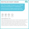 STEM Revitalize Night Cream, Facial Moisturizer, Luxury Skin Care, Face Moisturizer for Women, Peptides Serum for Face, Antioxidant Support Overnight Face Mask & Cream, 1oz Bottle