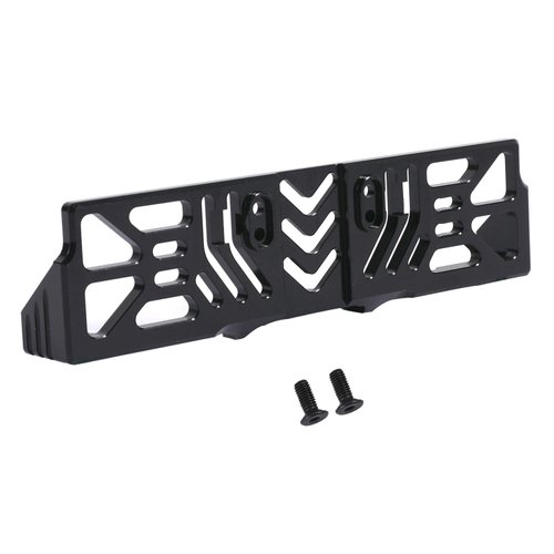RZXYLRC Aluminum Alloy Battery Tray Mount for Axial SCX10 III AXI03007 1/10 RC Crawler Upgrade Parts (Black)