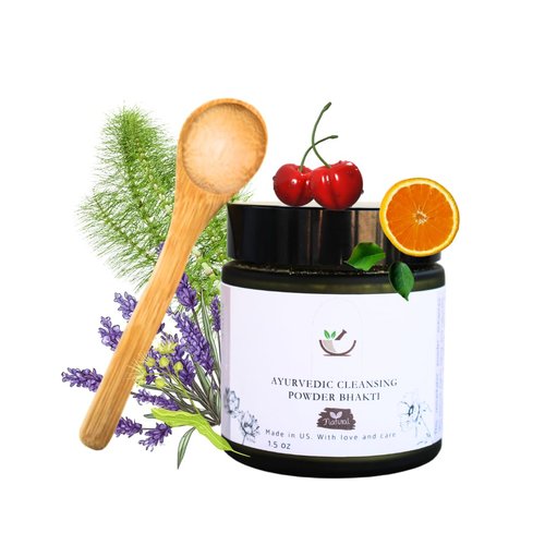 Angel Care Brightening Vitamin C Exfoliating Face Scrub | Organic Natural Facial Scrub for Sensitive Skin | Smoothing Gentle Ubtan Powder with Sea Mud, Linden and Kaolin Clay