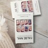 4th of July Press on Nails Short Square Fake Nails Independence Day False Nails Glitter American Flag Designs French Tips Acrylic Nails Glue on Nails 4th of July Nail Art Decoration Accessories