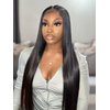 UNice Hair Brazilian Straight Hair 3 Bundles Hair Weft 100% Unprocessed Virgin Human Hair Extensions Weave Natural Color (10 12 14inch)