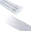 Aosome Dreadlock Extensions 20inch Handmade Synthetic Reggae Hair Extensions Light Grey 20 PCS