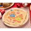 Juvale 100 Pack Gingerbread Cookie Napkins, Christmas Holiday Party Supplies (6.5 x 6.5 In, 2-Ply)