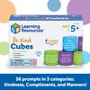 Learning Resources Be Kind Cubes - 6 Pieces, Ages 5+, Social Emotional Learning Toys, Speech Therapists Materials, Emotional Intelligence Toys