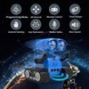 SEFCVTC Robot Toys, Rechargeable RC Robots for Kids, Remote Control Robot Toy with Gesture Sensing, LED Eyes, Flexible Head & Arms, Dance Moves and Music for 4 5 6 7 8 Years Old Boys Girls, Blue