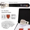 3 Swords Germany - Callus Remover Shaver Cutter Eliminator Razor with 40 Extra Sharp Refill Blades - Made in Solingen Germany