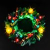 Kyglaring LED Lighting Kit for Lego Icons Wreath Model Set, Compatible with Lego 10340（NO Lego Sets）