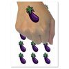 Eggplant Garden Vegetable Temporary Tattoo Water Resistant Fake Body Art Set Collection - 54 1" Tattoos (1 Sheet)