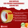 GGR Supplies T.R.U. Cello Eco-Friendly Biodegradable Cellophane Clear Stationery/Light Duty Packaging Cellulose Sealing Tape: 2 in. (W) x 72 yds. (L) - 3 in. core (Pack of 3)