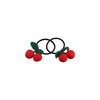 Leadigol Cute Hair Tie with Cherry for Girls, Korean Fashion Hair Rope Red Cherry Headdress Elastic Rubber Band Hair Rope Princess Hair Accessories for Women Girls Ponytail Holder
