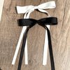 Aimin Hair 10pcs Satin Hair Bows Clips For Women and Girls, Hair Ribbon Hair Bows With Long Tail (Mixed 4 color)