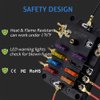 WUPP 12 Volt Fuse Block, Waterproof 6 Way Fuse Box with 6 Ground Negative Busbar for Automotive[100 Amp Max] [ATC/ATO Fuses] [LED Indicator] [2 Spare Fuse Slots]for Car Boat Marine RV DC 12-24V