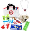 Click N' Play Kids Veterinary Playset, Vet Play Sets for Kids, Vet Pretend Play for Kids, Vet Set Includes Plush Dog Toy and Vet Kit Pack,Veterinarian Kit for Kids, Click N Play Toy Puppy Set for Kids