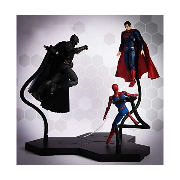 Lmzauet 1/6 Scale Figure Display Dynamic Stand Base can be Spliced Holder for 12" Dolls Action Figures